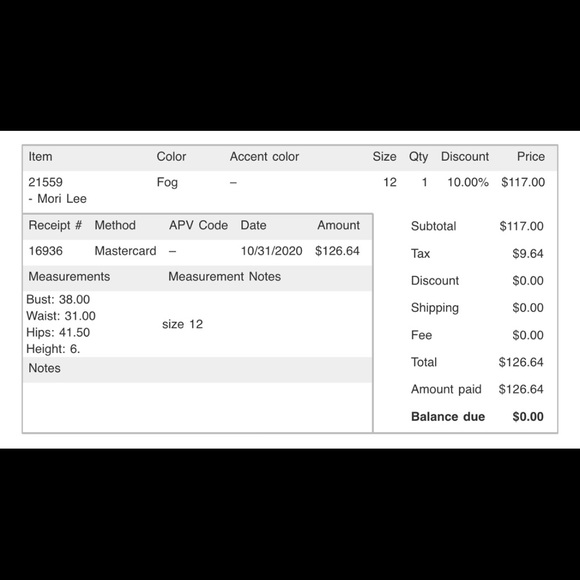 Mori Lee style #21559 in color Fog. Worn once - Picture 5 of 8